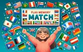 Flag Memory Match