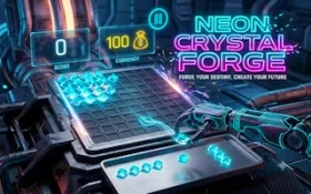 Neon Crystal Forge