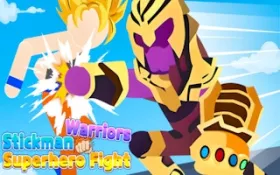 Stickman Warriors Superhero Fight