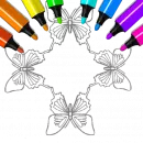 Butterfly Coloring Pages Kids